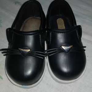 Mini Melissa black cat shoes